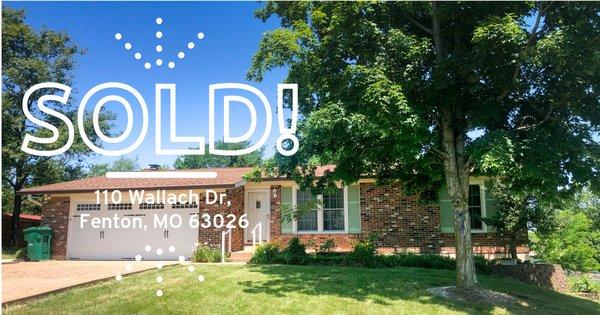 Our Team Sold another Home in Fenton, MO!  We can sell your home for top dollar in Fenton, MO; Arnold, MO, St. Louis, MO and beyond!