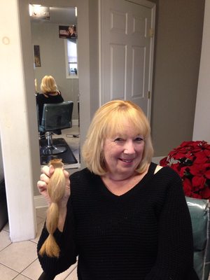 A locks of love donation