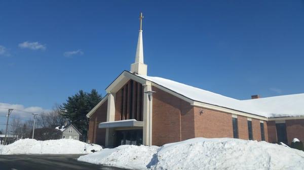 Church in the winter