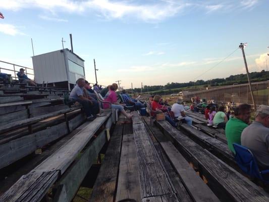 Stands from race fan view point