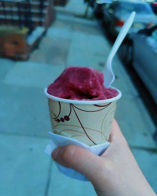 Black Cherry water ice