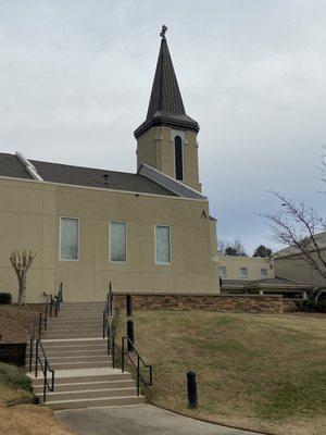 Backside of the church