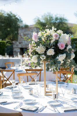 Tall floral centerpieces