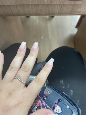 Status of my nails when asked to pay