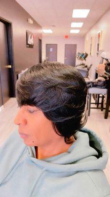 Feathered Layered Quick Weave