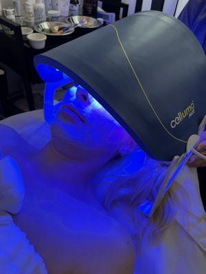 Celuma light therapy facial