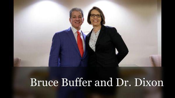 Bruce Buffer and Dr. Bethany Dixon