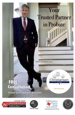 Let me be your Trusted Partner in Probate. Call or visit my website to set up your Free Consultation.