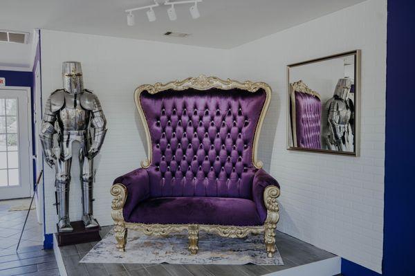 Gaze upon the royal throne from anywhere in town, and marvel at its beauty.