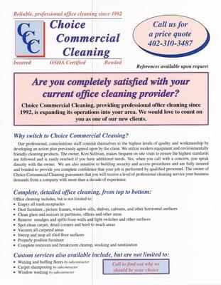 Choice Commercial Cleaning