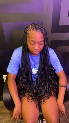 Knotless braids