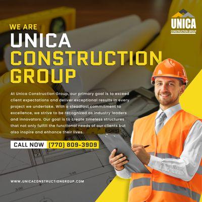 Are you ready to elevate your space to new heights? Look no further! Unica Construction Group is here to bring your vision to life.