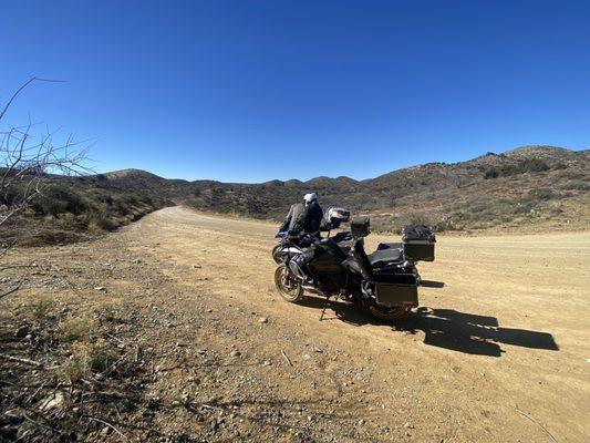 30 miles of dirt and desert ride