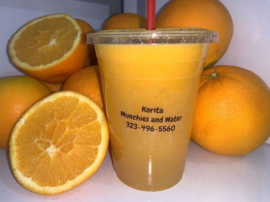 Fresh orange juice