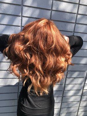 Copper hair color by mojdeh