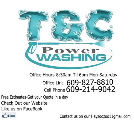 We are a class A company looking to please you on your exterior needs. Free Estimates.And saving you money deals everyday on Power Washing