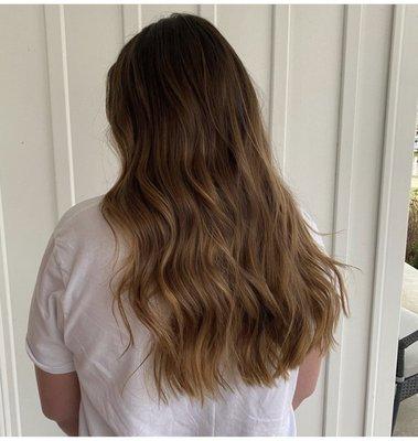 Bronde hair color