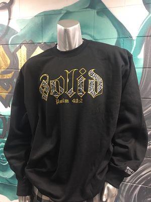 Custom SOLID crewneck available exclusively at Thee Upper Room