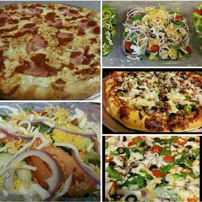 Salads pizza and more!