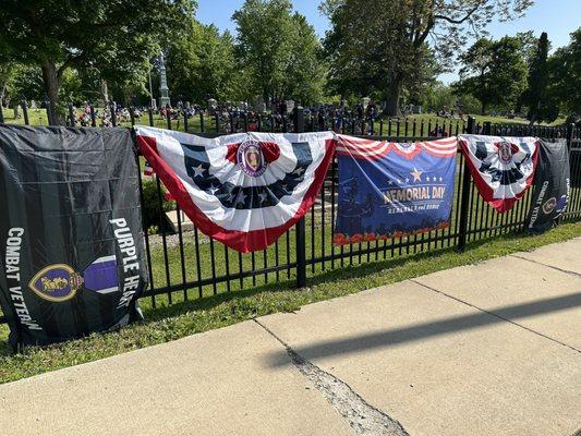 Memorial Day parade/ceremony.