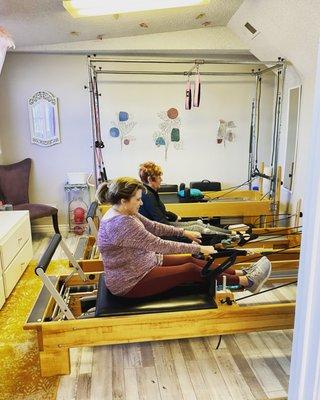 Boutique Pilates reformer classes!