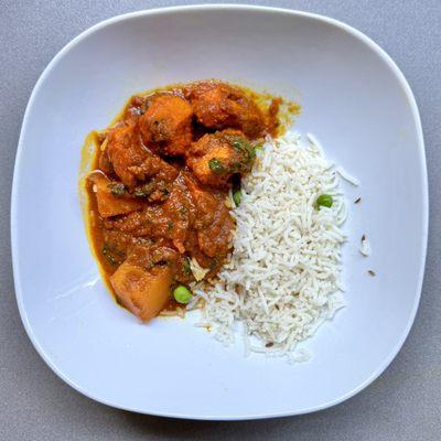 Chicken Vindaloo Rice Pilav