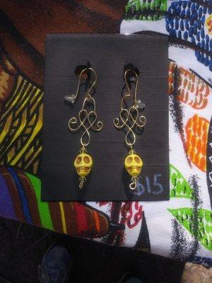 Delia does special orders. She's going to make me a pair with a black and a yellow skull for my Steelers.