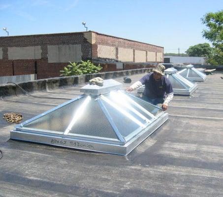 Skylight installation