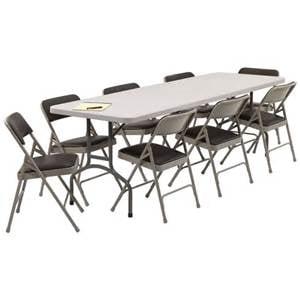 Folding Chairs and Tables