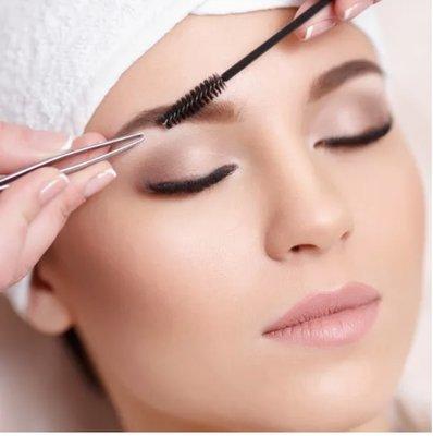 Brow Services include: shaping, waxing and tinting