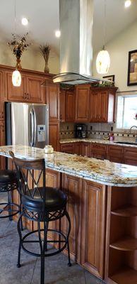 Remodeled kitchen