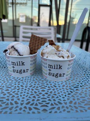 Sundae Fundae, Pb Cookies n Cream, Chocolate and Milk n Cereal, yummy