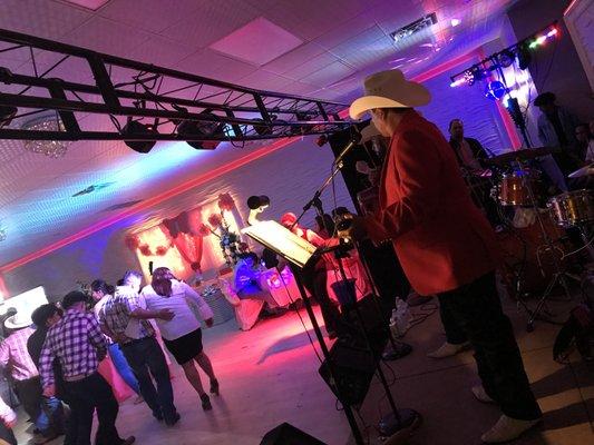 live band at Quinceanera