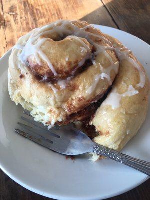 Light and fluffy, Cinnamon Roll perfection.