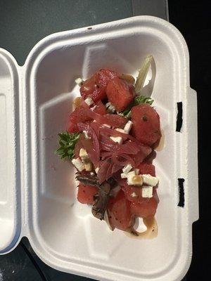 Watermelon salad - not worth it