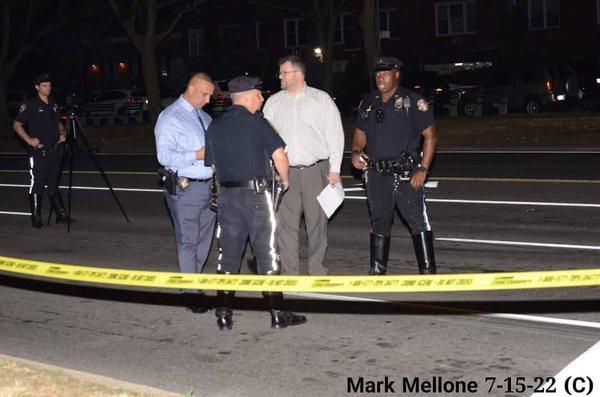 Attorney Uriel working alongside the NYPD's Collision Investigation Squad  when he was a supervisor at the Brooklyn District Attny's. Offc.