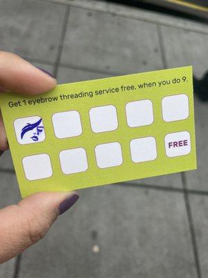 Loyalty card, you'll be loyal even without one