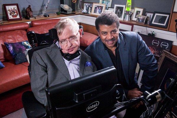 Stephen Hawking & Neil deGrasse Tyson