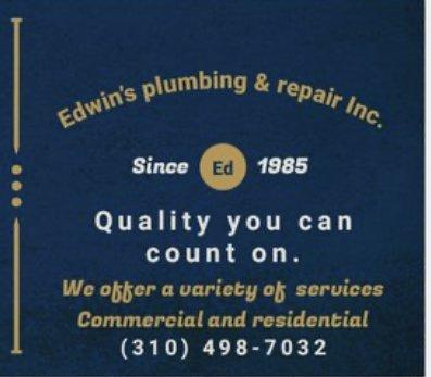 Edwin’s plumbing service and repair