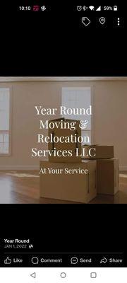 Year Round Moving & Relocation Services