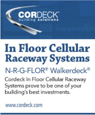 Cordeck In Floor Cellular Raceway Solutions.