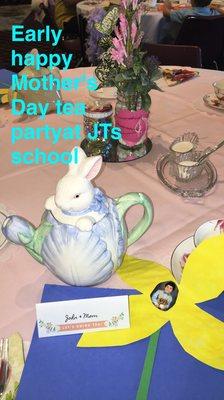 Annual tea party for Mother's Day!