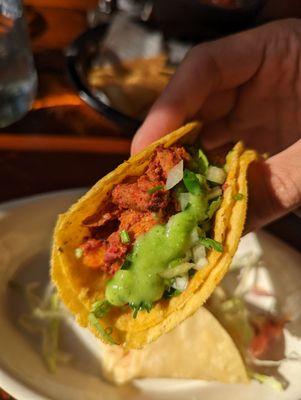 Close up look of the al pastor