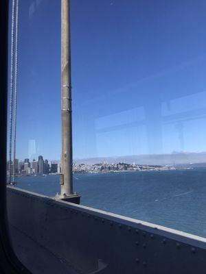 view of San Francisco from the NL