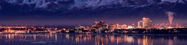 Anchorage at night