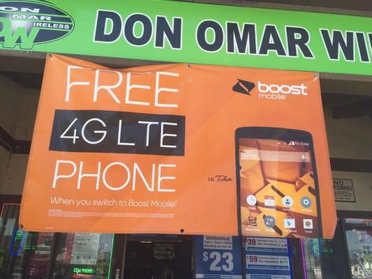 Port in You number you get a free phone boost mobile