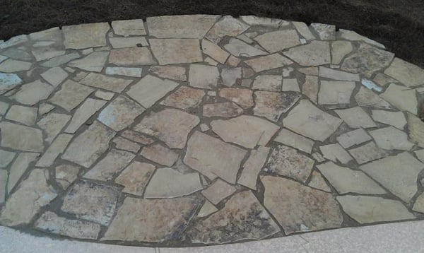 One of our recent hardscapes, this one in particular helped accent a pool by adding an additional area to entertain.