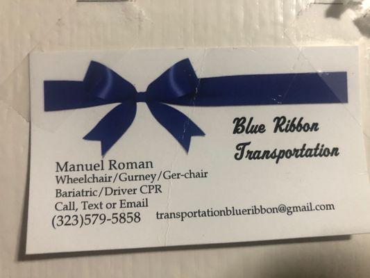 Blue Ribbon Transportation