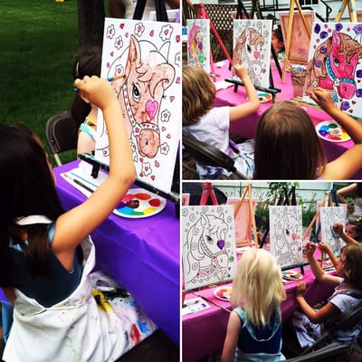 Children's painting party. We come to you!