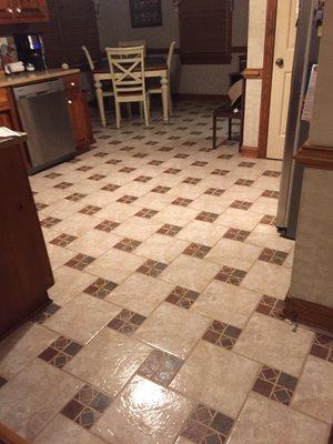 Kitchen floor